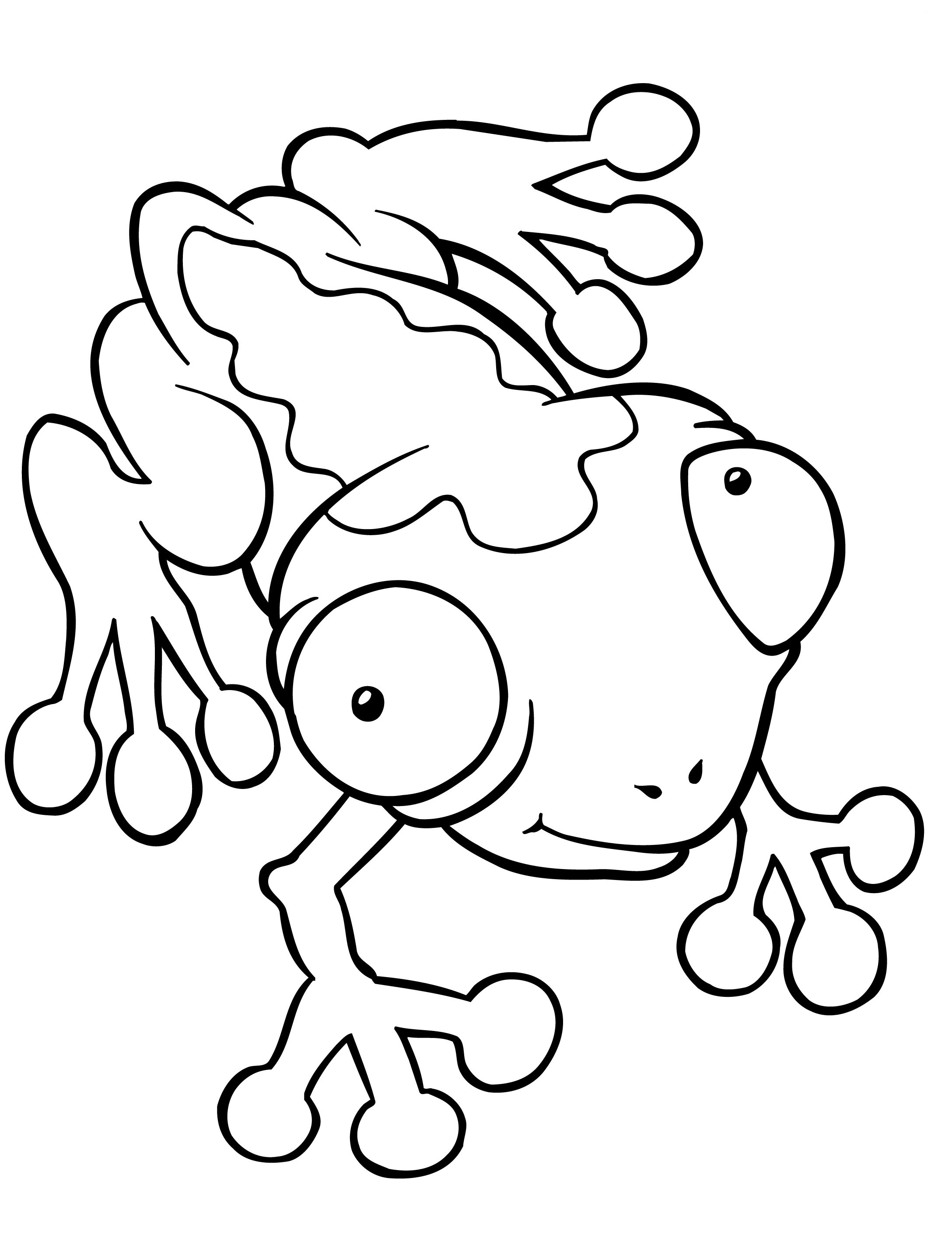Rainforest Frog Coloring Page Free Printable Frog Coloring Pages For Kids
