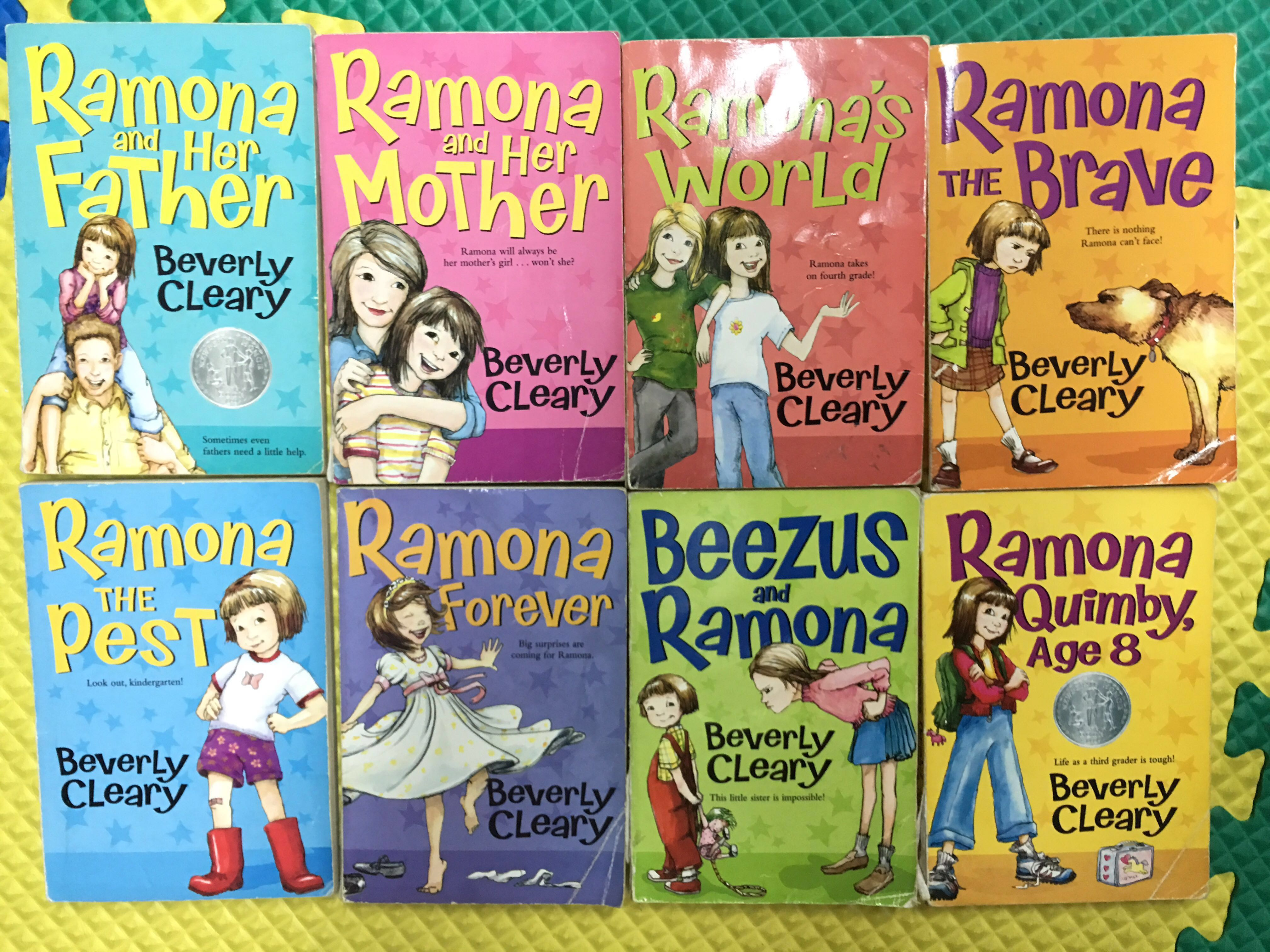 Ramona Quimby Coloring Pages Bundle 8 Books Ramona Quim Series