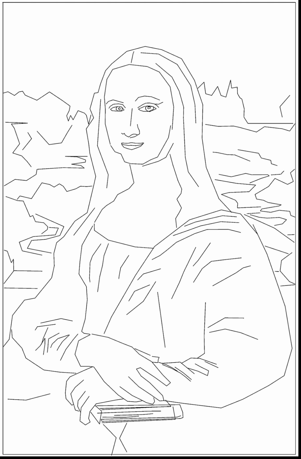 Ramona Quimby Coloring Pages Mona Lisa Coloring Pages Coloringpw
