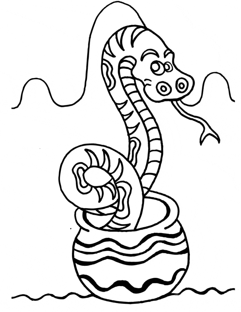 Rattle Coloring Page Coloring Rattlesnake Coloring Page Rattle Snake Color Image Ideas