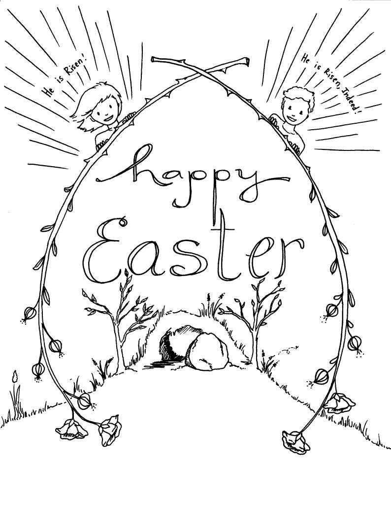 Resurrection Coloring Pages For Preschoolers Coloring Books Splendi Resurrection Coloring Page