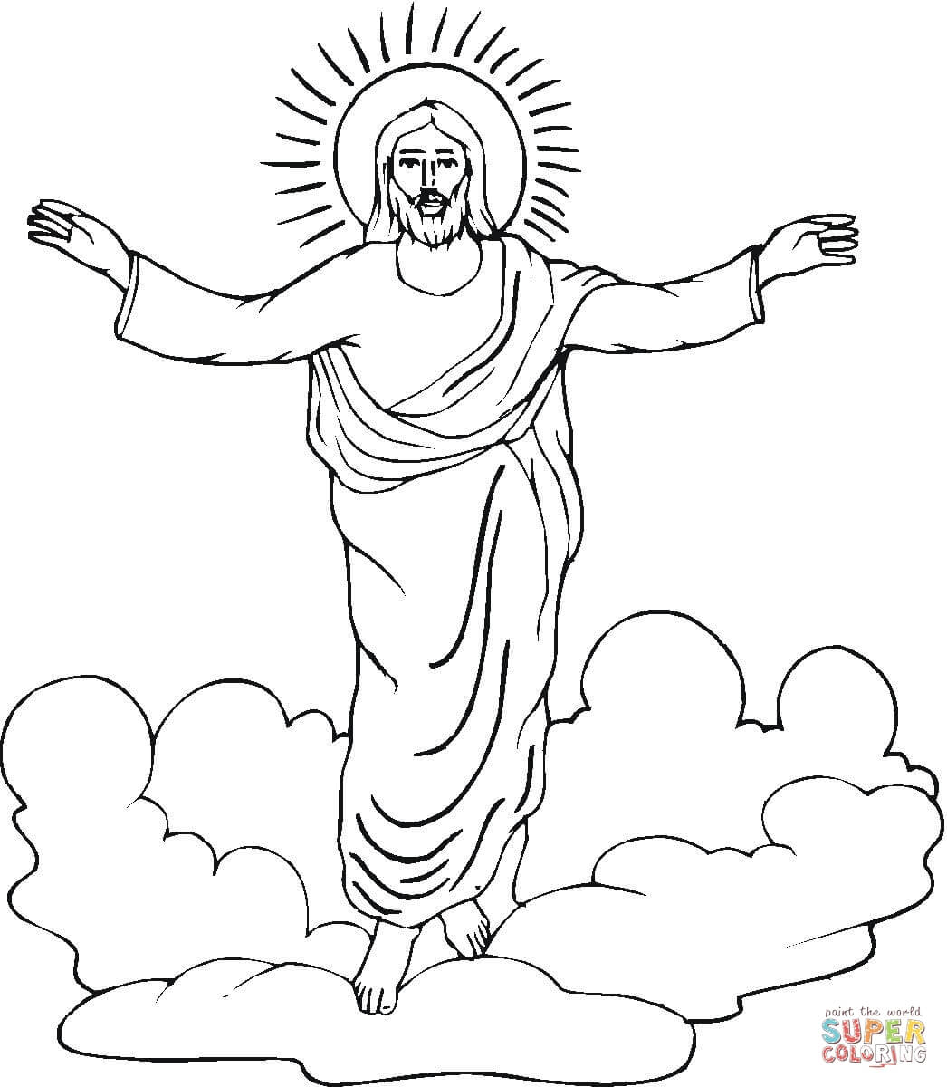 Resurrection Coloring Pages For Preschoolers Resurrection Of Jesus Coloring Page Free Printable Coloring Pages