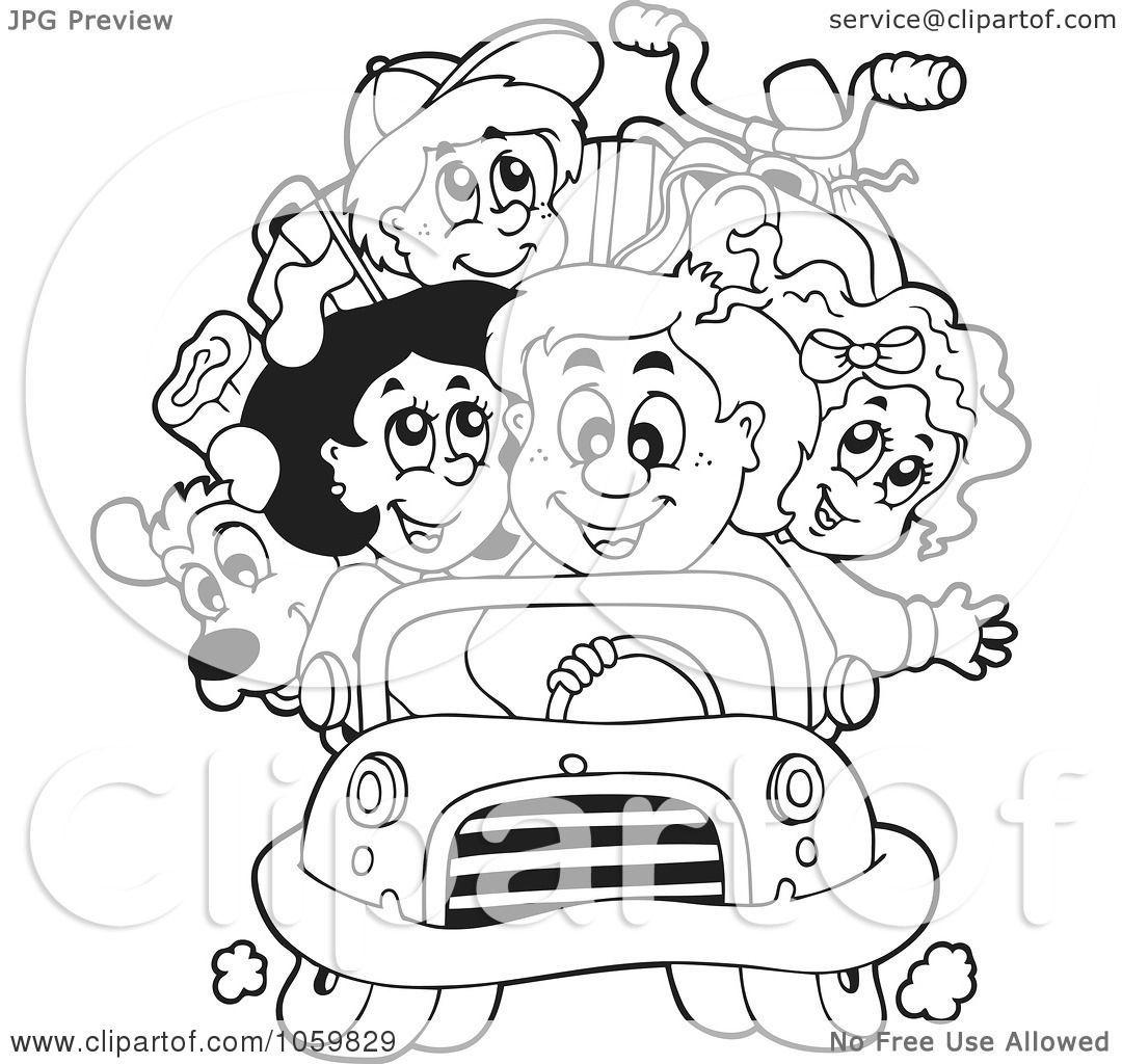 Road Trip Coloring Pages Aristocats Family Coloring Pages Art Illustration Of A Coloring