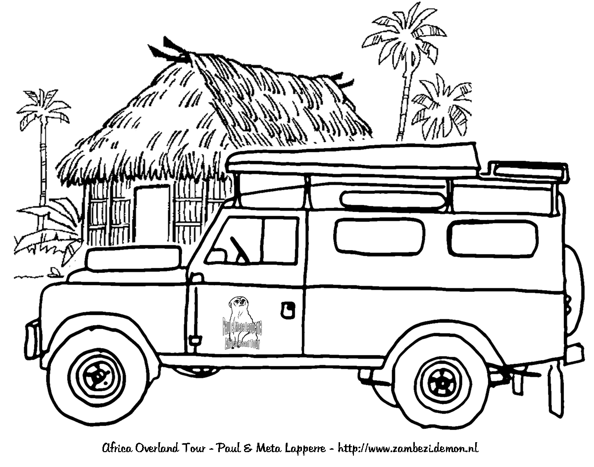 Road Trip Coloring Pages Going Back Where We Started An African Road Trip 2005
