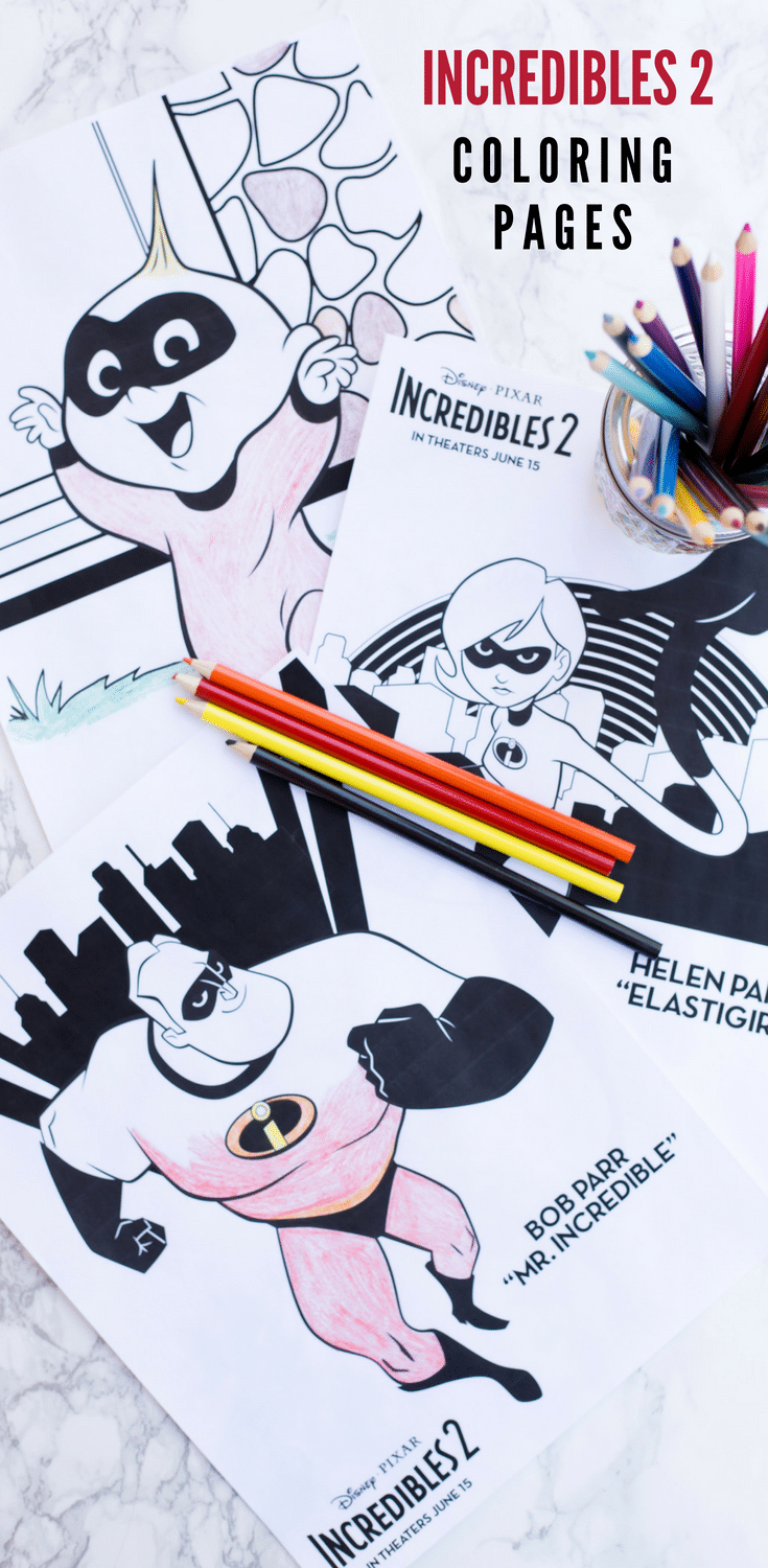 Road Trip Coloring Pages Incredibles 2 Coloring Pages I Love My Disorganized Life