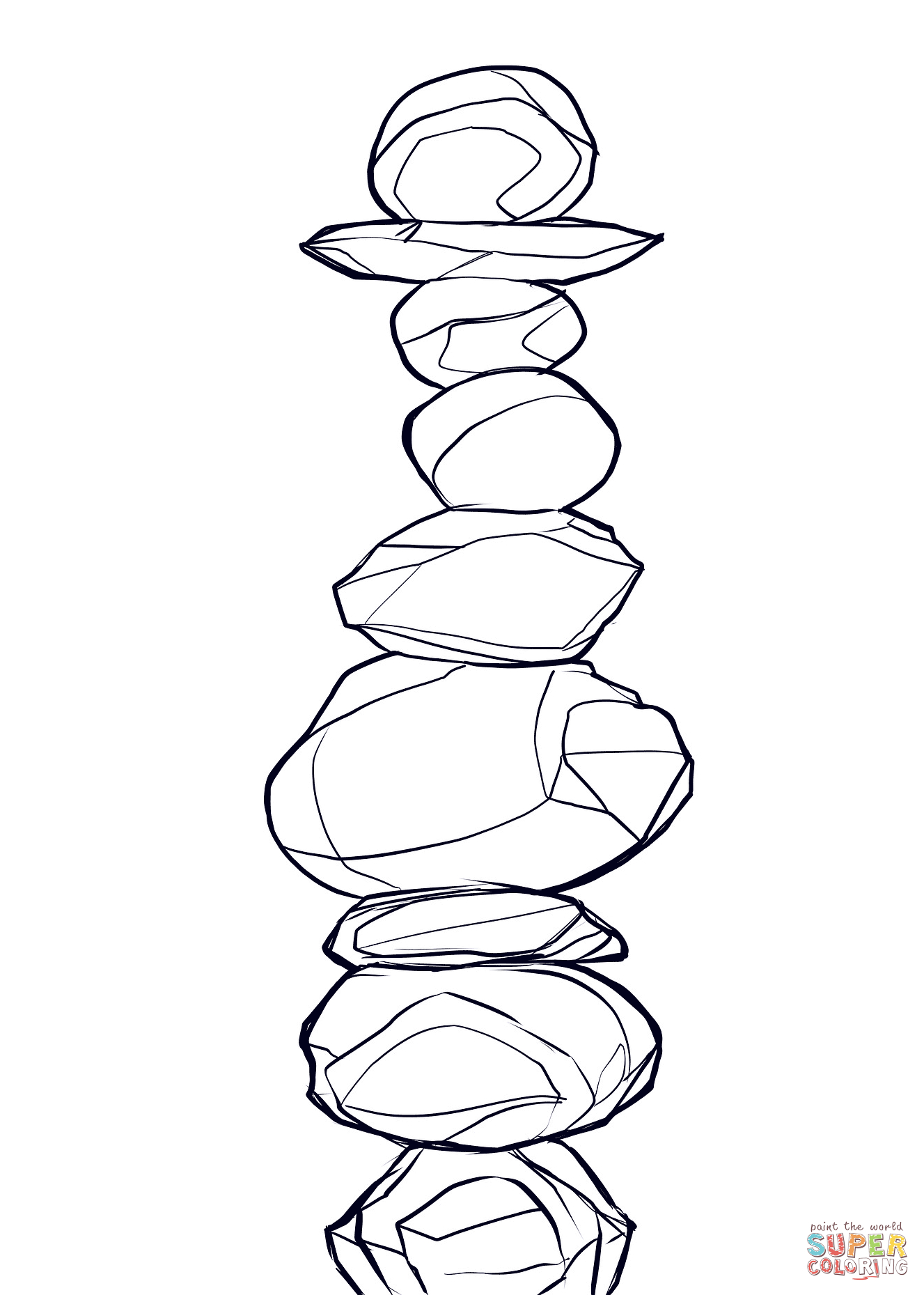 Rock Coloring Page Balanced Rocks Coloring Page Free Printable Coloring Pages