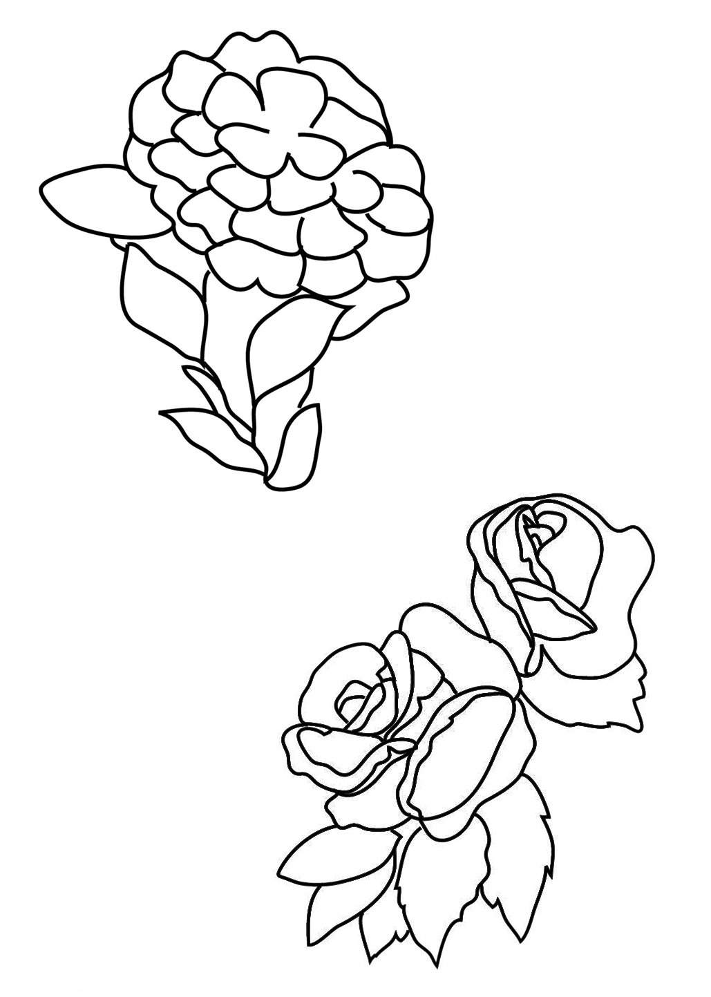 Roses And Hearts Coloring Pages Growth Coloring Pages Of Rose Flower