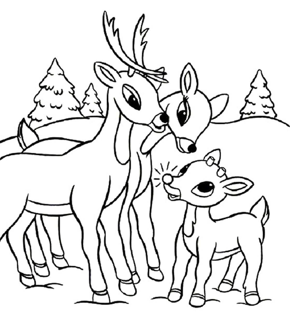 Santa And Rudolph Coloring Pages 20 Best Rudolph The Red Nosed Reindeer Coloring Pages For Your