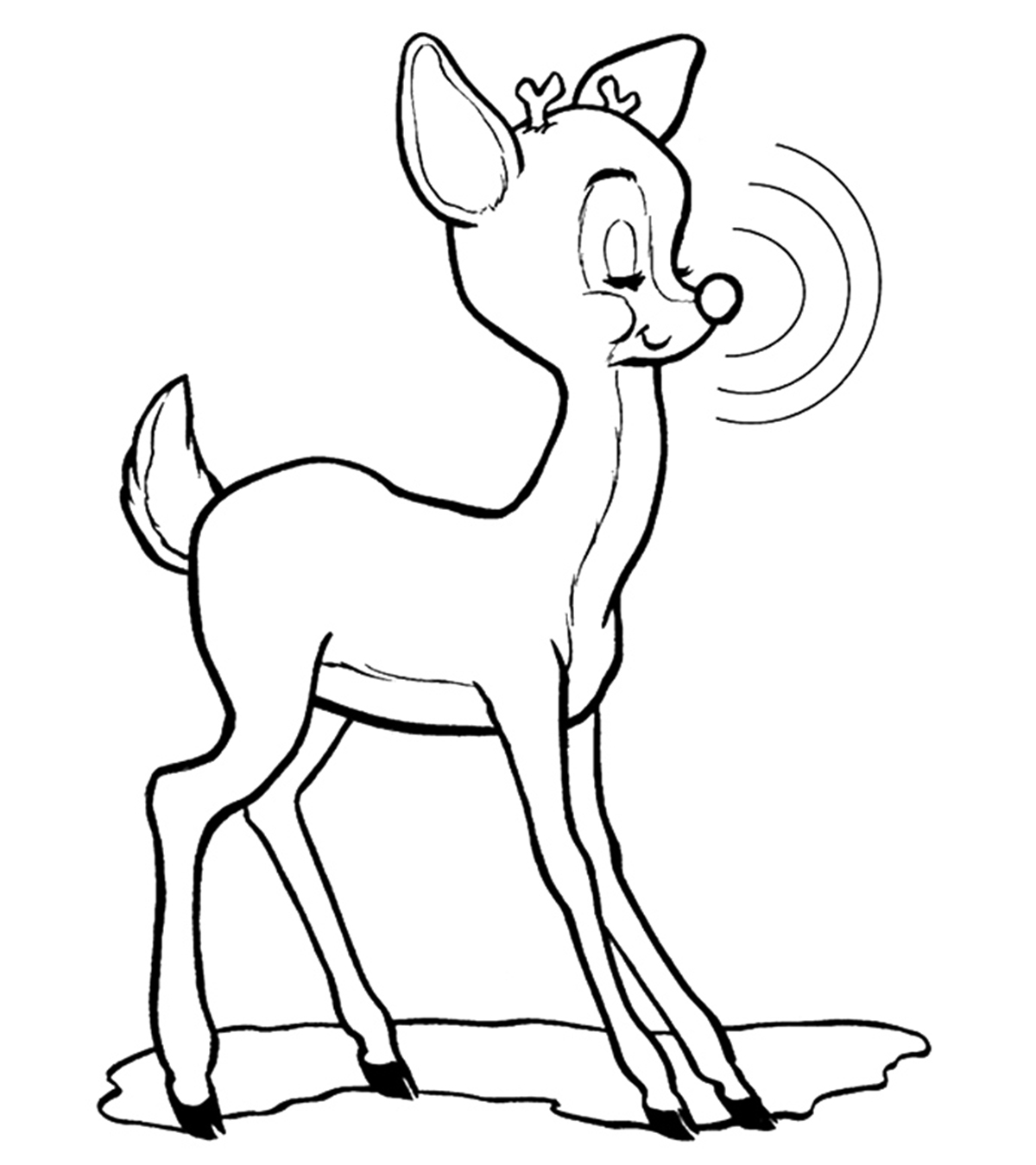 Santa And Rudolph Coloring Pages Coloring Book Reindeer Coloring Pages Image Ideas Christmas For