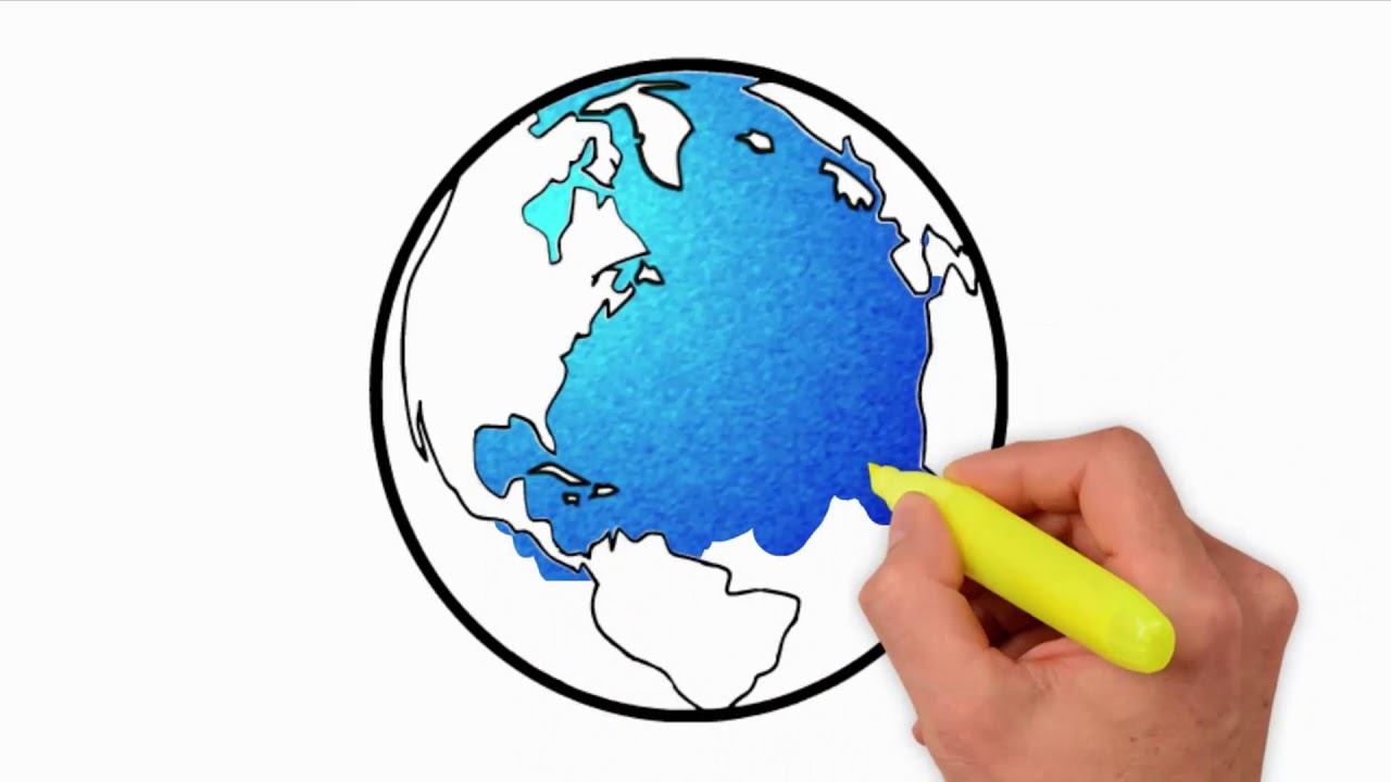 Save The Earth Coloring Pages Coloring Pages How To Draw Earth For Kids How To Draw Earth Save Earth Earth Day Easy Draw