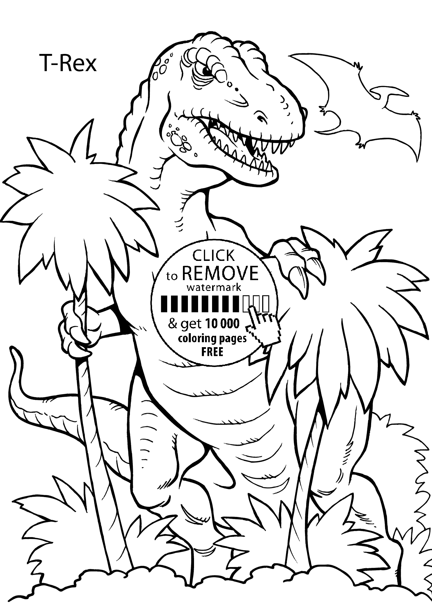 Scary Dinosaur Coloring Pages Dinosaur Coloring Pages Free Pathtalk