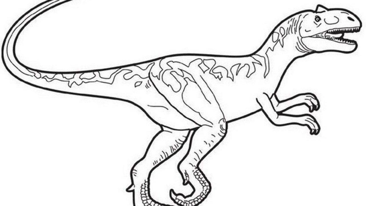 Scary Dinosaur Coloring Pages Scary Dinosaur Coloring Pages Prehistoric Allosaurus Coloring Pages