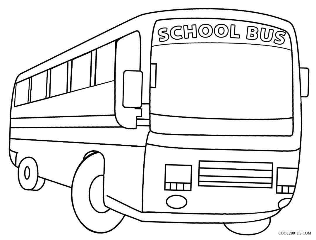 School Bus Coloring Page Printable School Bus Coloring Page For Kids Cool2bkids