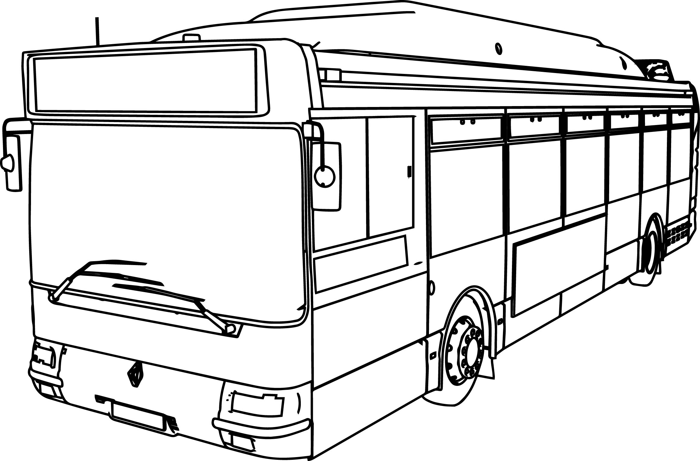 School Bus Coloring Page School Bus Coloring Page At Getdrawings Free For Personal Use