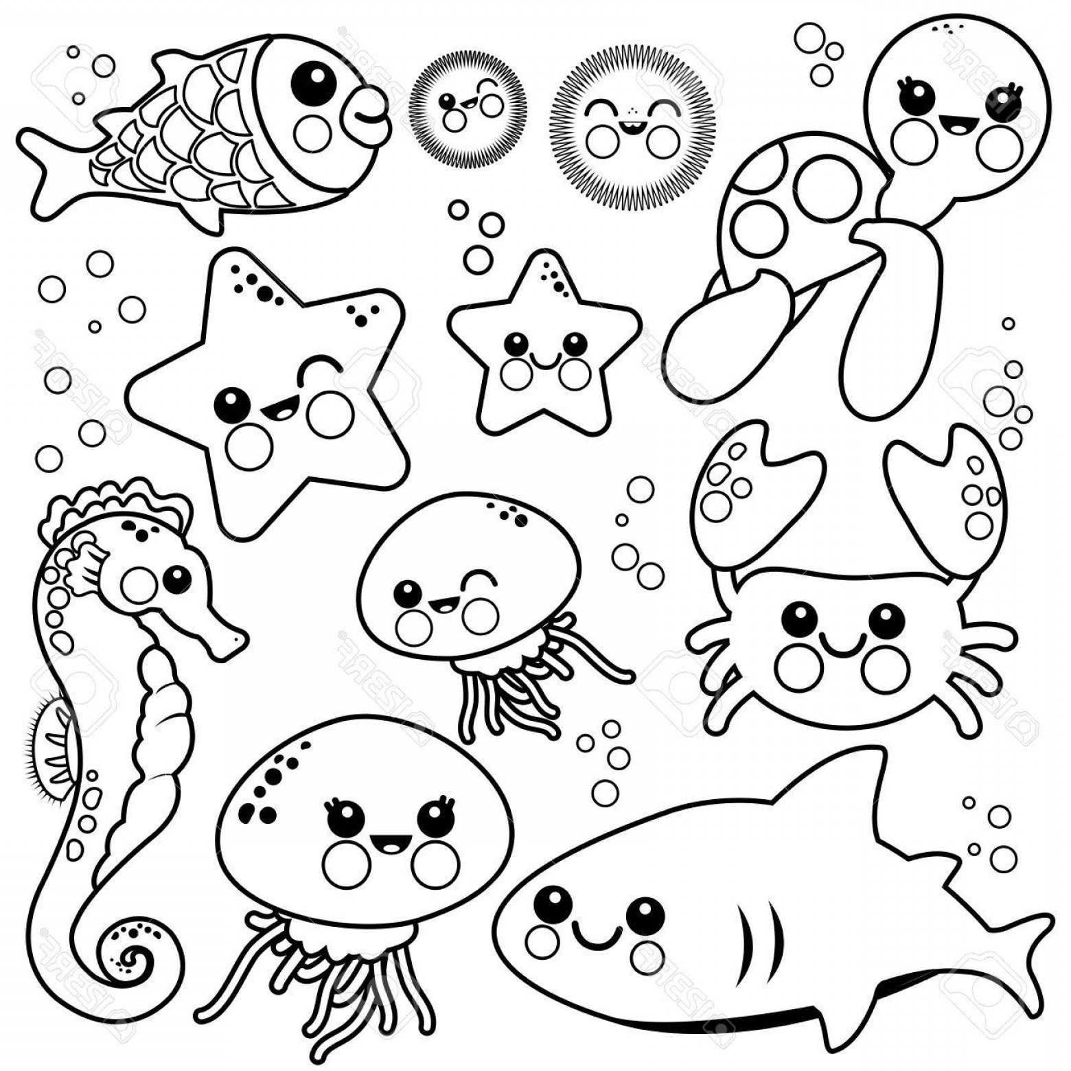 Sea Monster Coloring Pages Sea Creatures Coloring Pages Luxury New Free Sea Creature Coloring