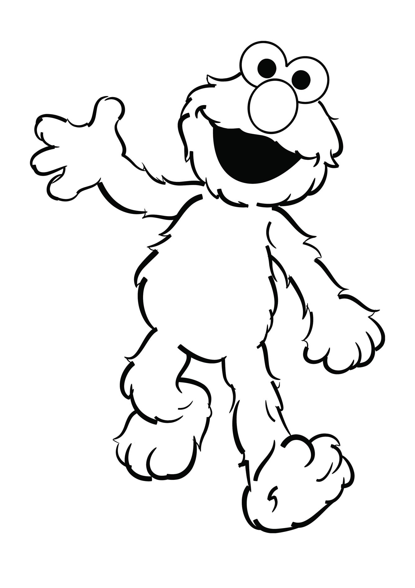 Sesame Street Sign Coloring Page Sesame Street To Print For Free Sesame Street Kids Coloring Pages