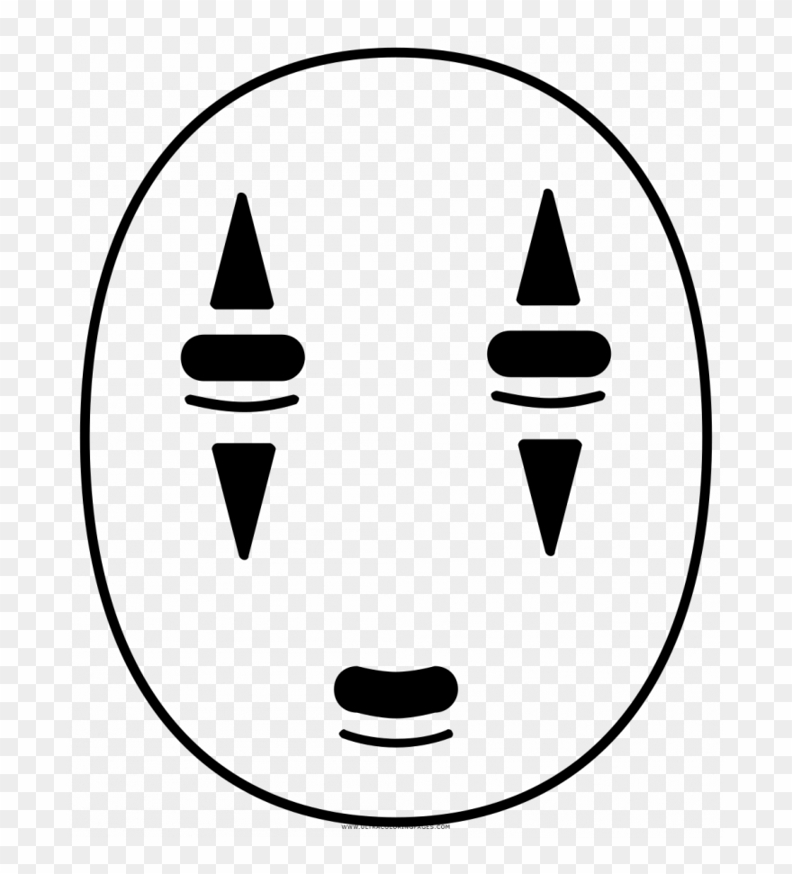 Sheep Face Coloring Page Face Coloring Page No Face Spirited Away Png Clipart 1828788