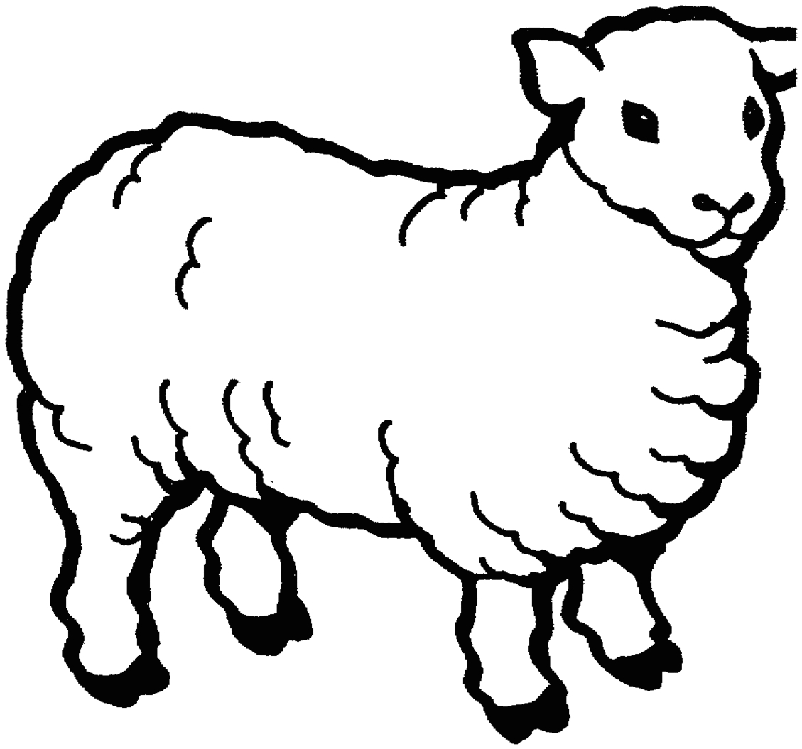 Sheep Face Coloring Page Sheep Clipart White For Free Download And Use Images In