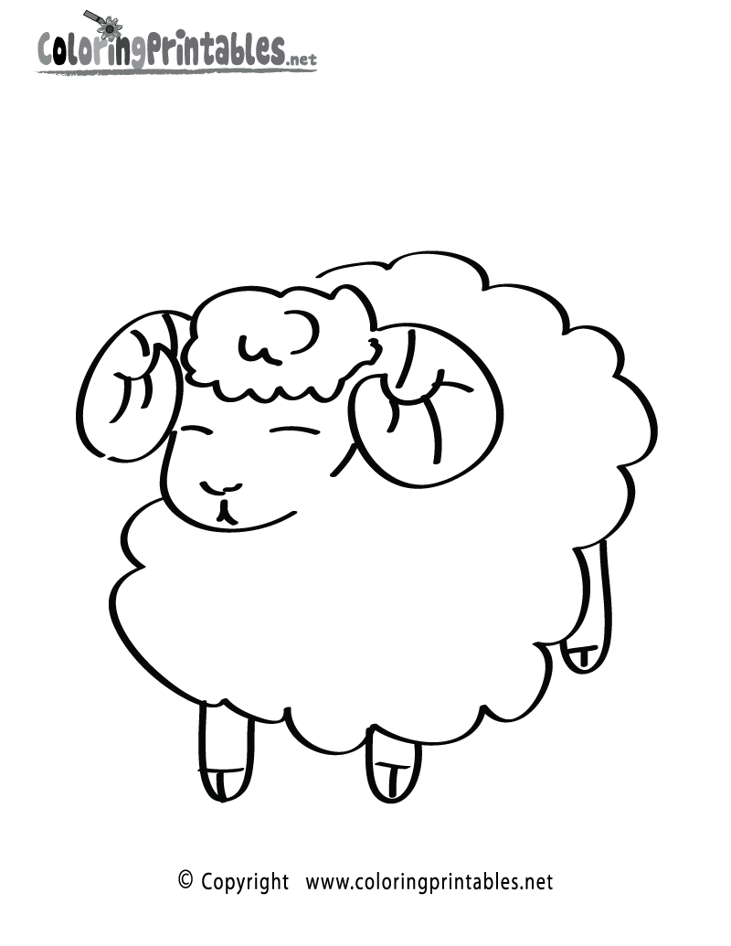 Sheep Face Coloring Page Sheep Color Page Sheep Coloring Pages For Kids Moreover All Cartoon