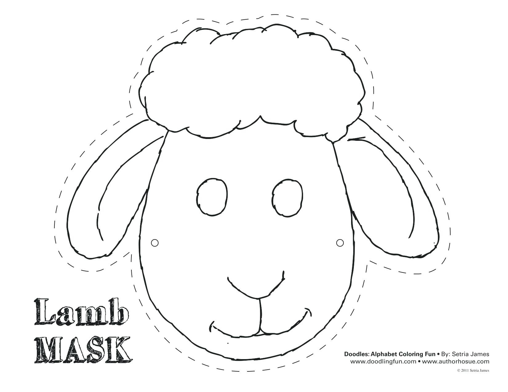 Sheep Face Coloring Page Sheep Coloring Pages Preschool Niagarapaperco
