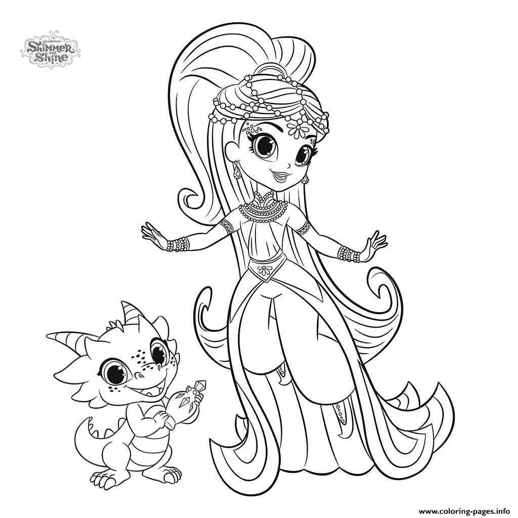 Shimmer And Shine Coloring Pages To Print Coloring Book Ideas 53 Shimmer And Shine Coloring Sheet Picture