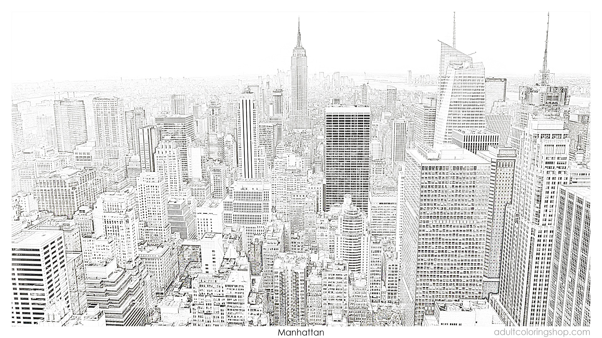 Skyline Coloring Pages City Skyline Coloring Pages Print Coloring