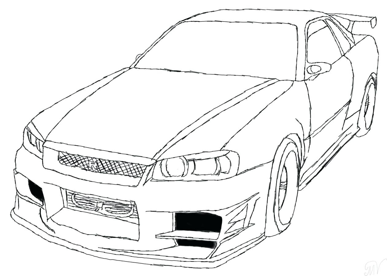 Skyline Coloring Pages Coloring Pages Nissan Gtr Maydaysheetco