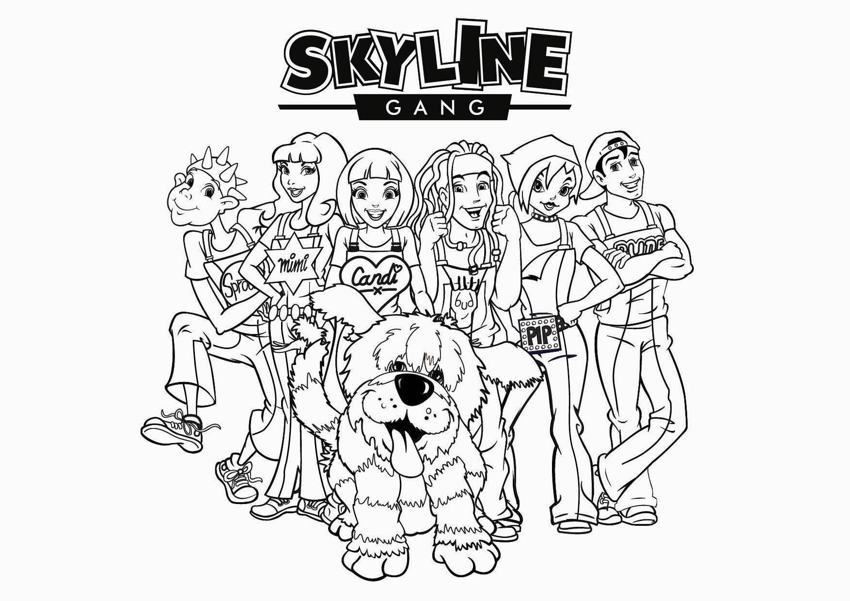 Skyline Coloring Pages Kate And Mimi Coloring Pages Unique Oh No The Skyline Gang Have Lost