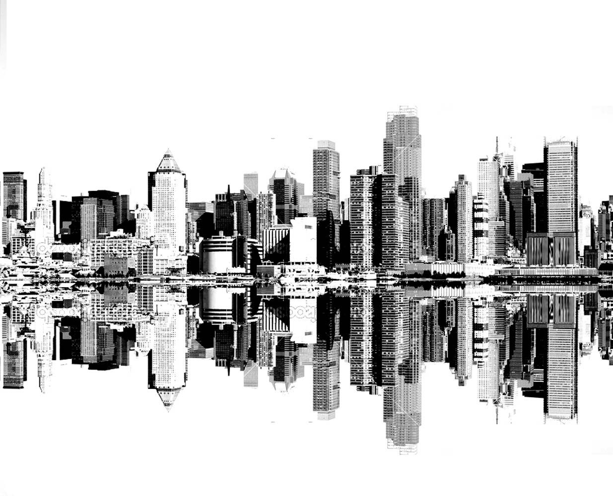 Skyline Coloring Pages New York City Skyline Over The Hudson River New York Adult