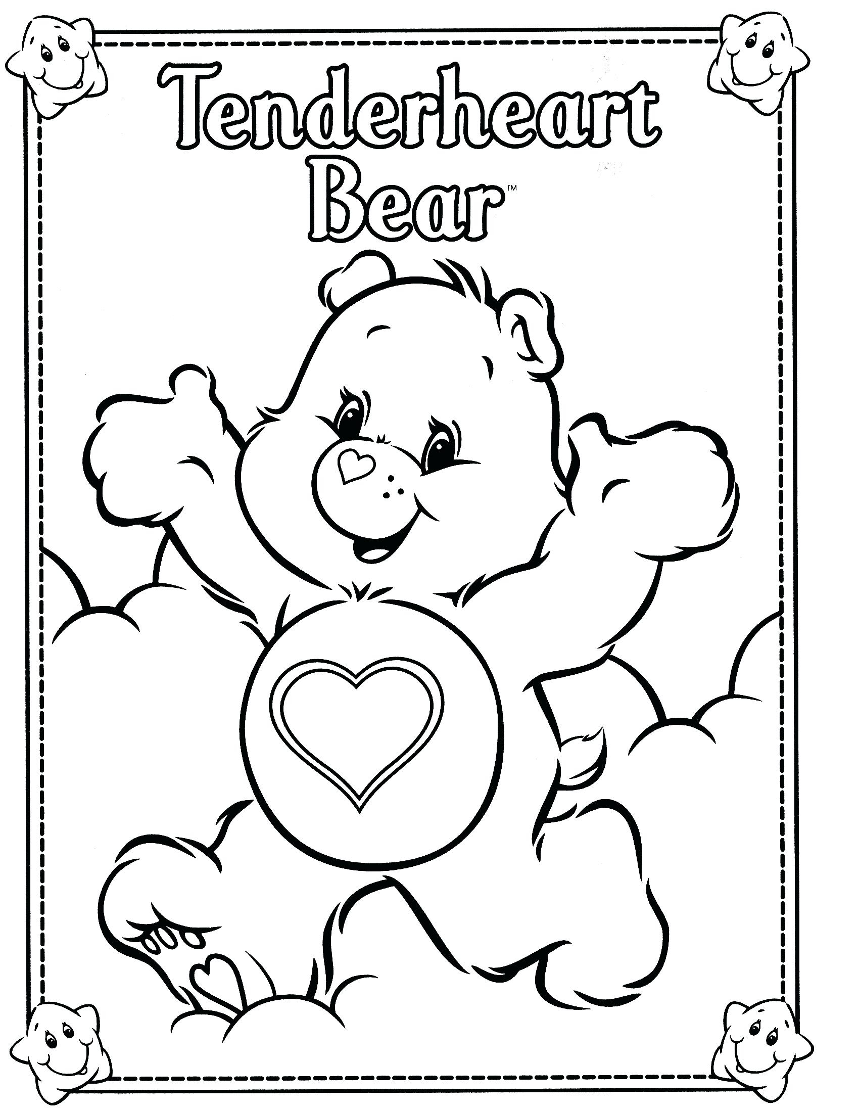 Smokey The Bear Coloring Pages Bear New Friend Printables Image 0 Bear New Friend Printables