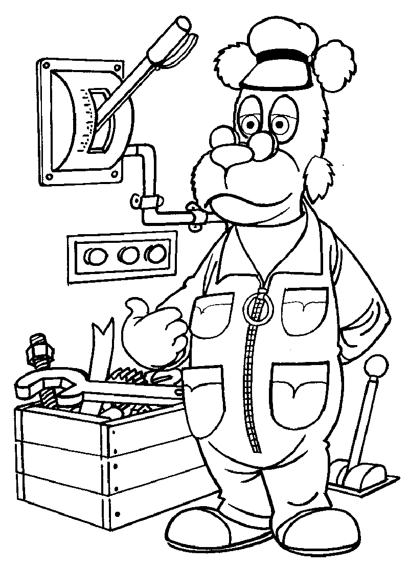 Smokey The Bear Coloring Pages Coloring Pages