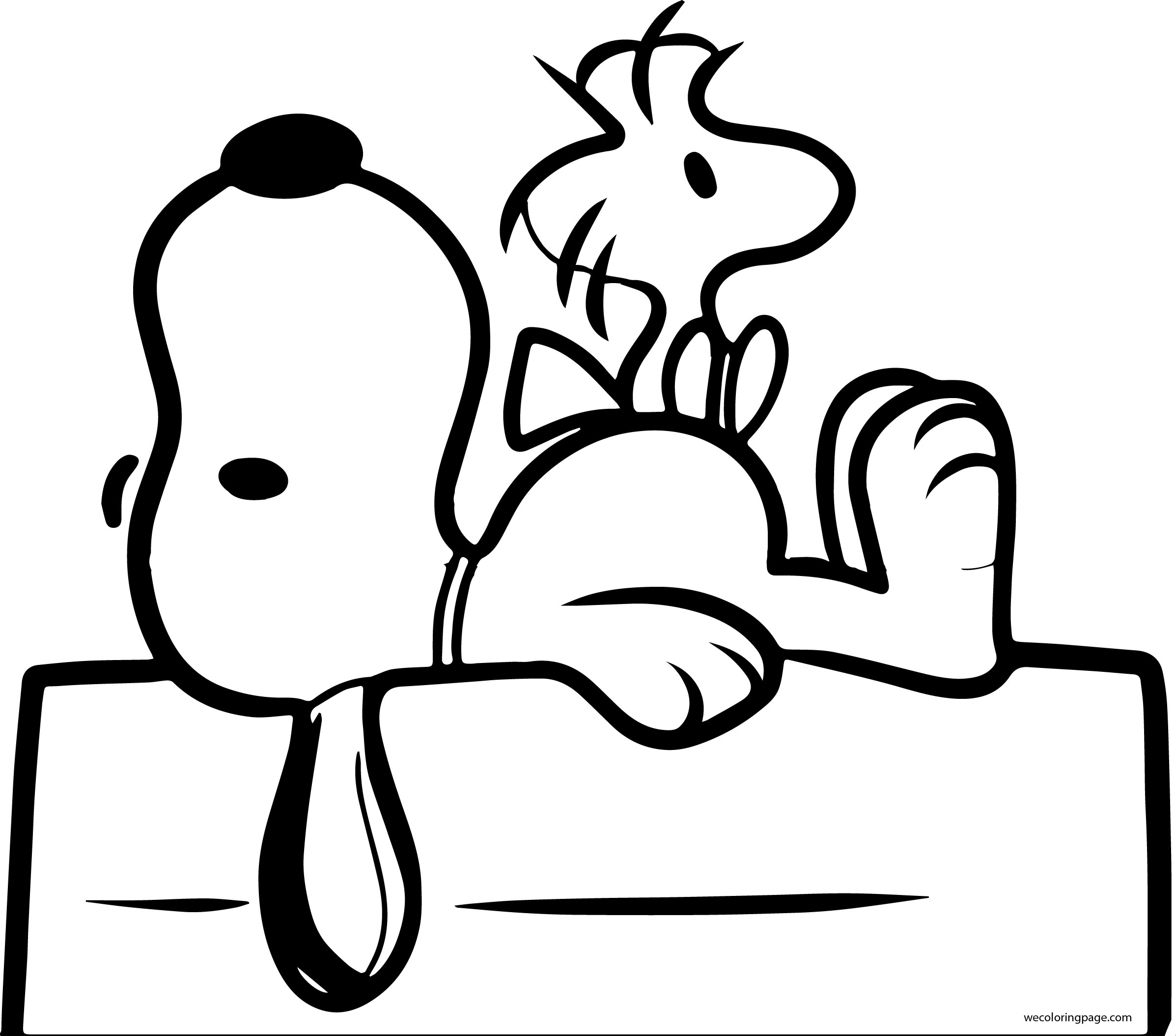Snoopy And Woodstock Coloring Pages Perfect Snoopy And Woodstock Coloring Page Wecoloringpage