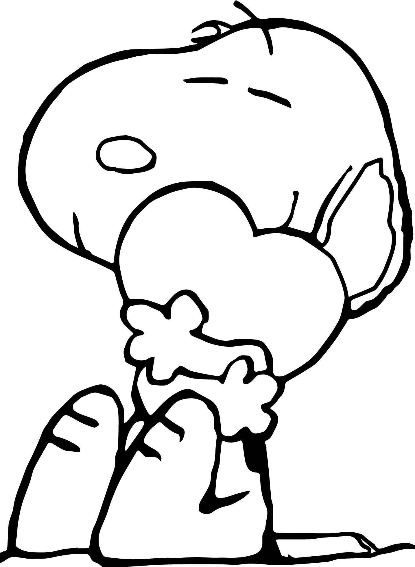 Snoopy And Woodstock Coloring Pages Snoopy Valentine Coloring Pages At Getdrawings Free For