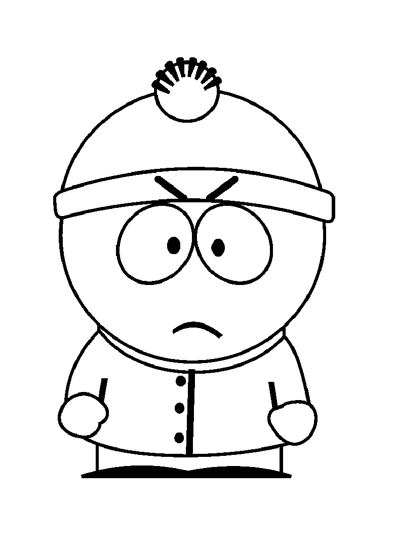 South Park Coloring Page South Park For Children South Park Kids Coloring Pages