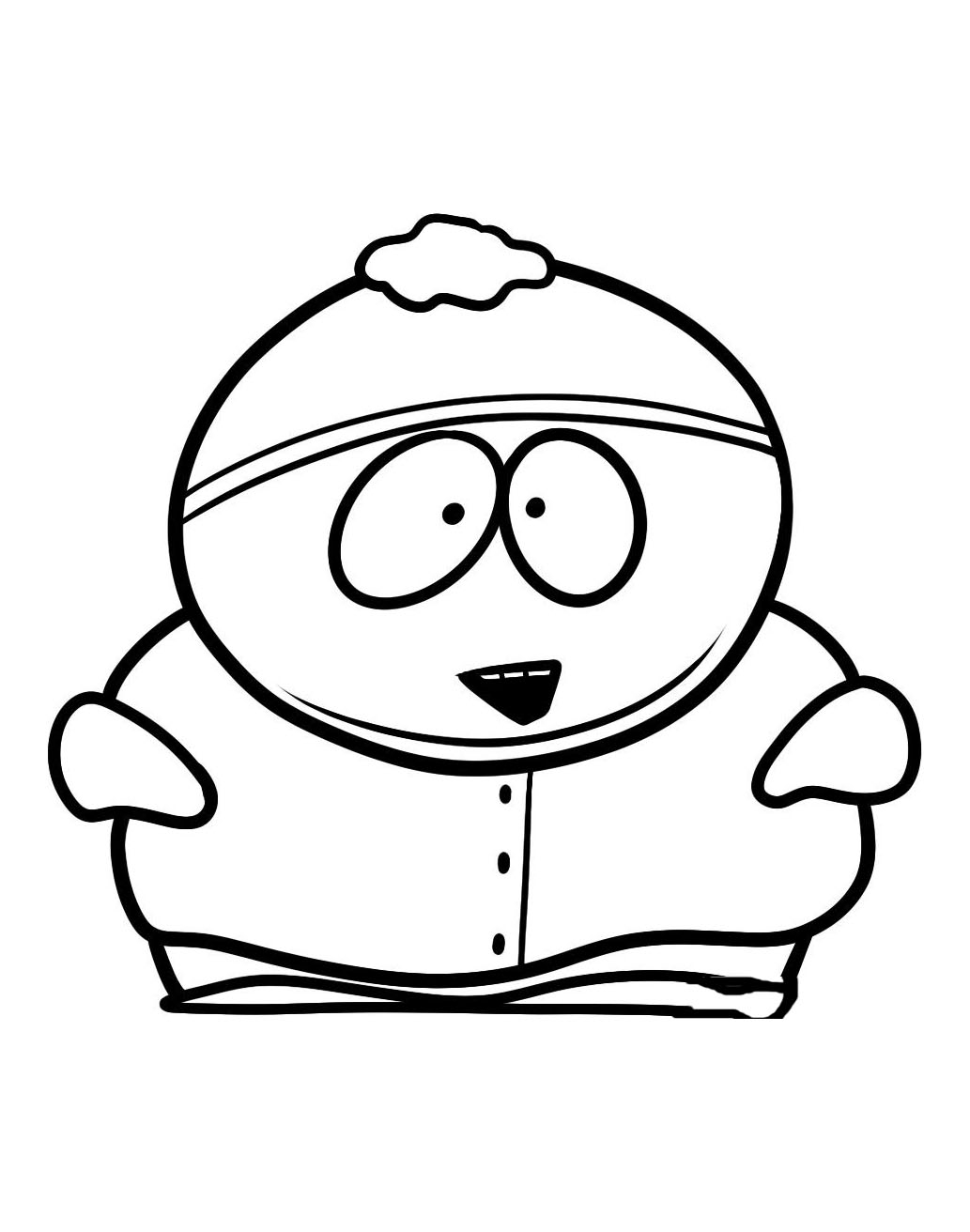 South Park Coloring Page South Park For Children South Park Kids Coloring Pages