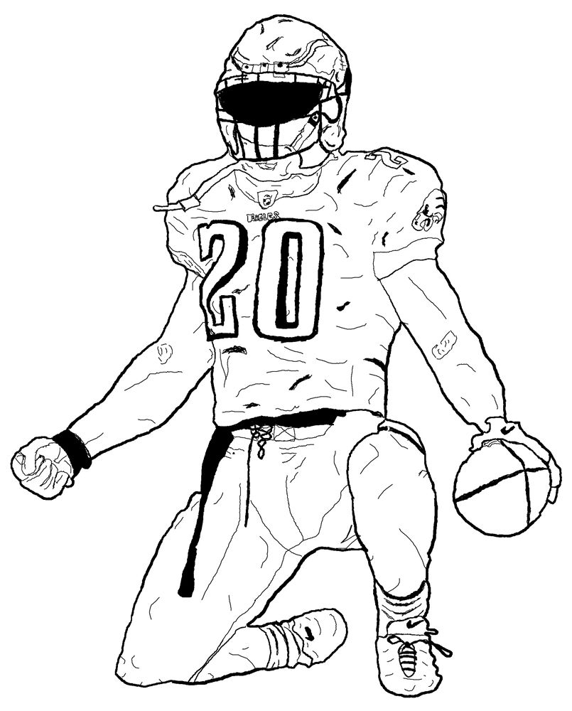 Sports Coloring Book Pages Coloring Football Coloring Book Drawings Art Pages Sports Awesome