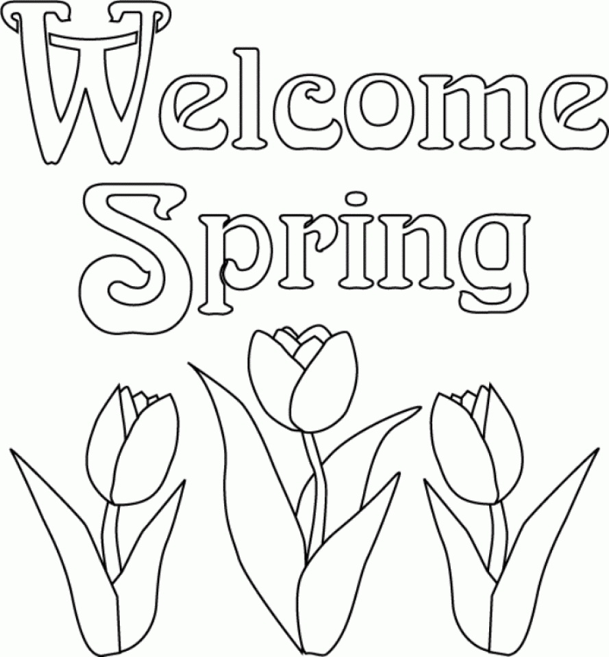 Spring Coloring Pages For Toddlers Coloring Arts 42 Spring Coloring Sheets For Toddlers Image Ideas