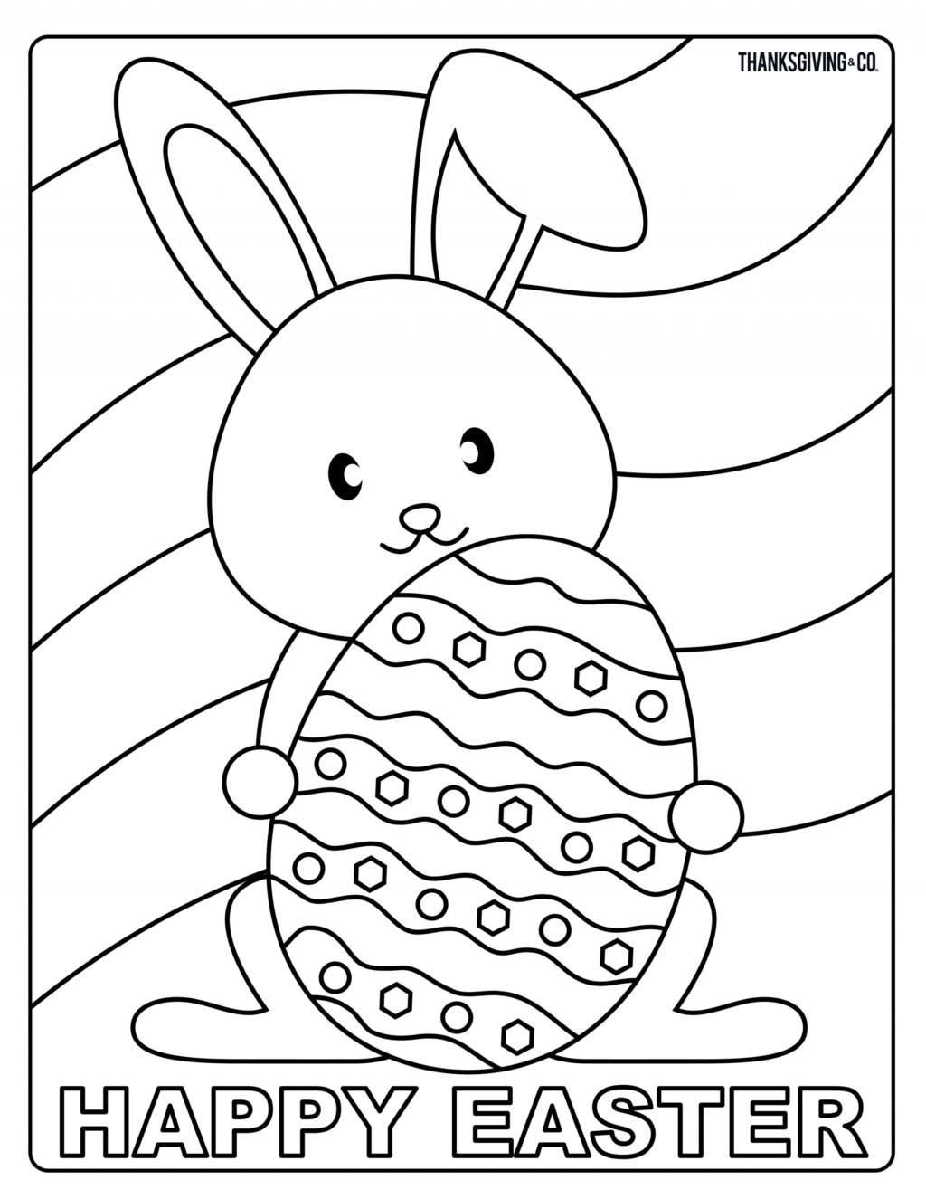 Spring Coloring Pages For Toddlers Coloring Book World Coloringbook Easterbunny Free Spring Coloring