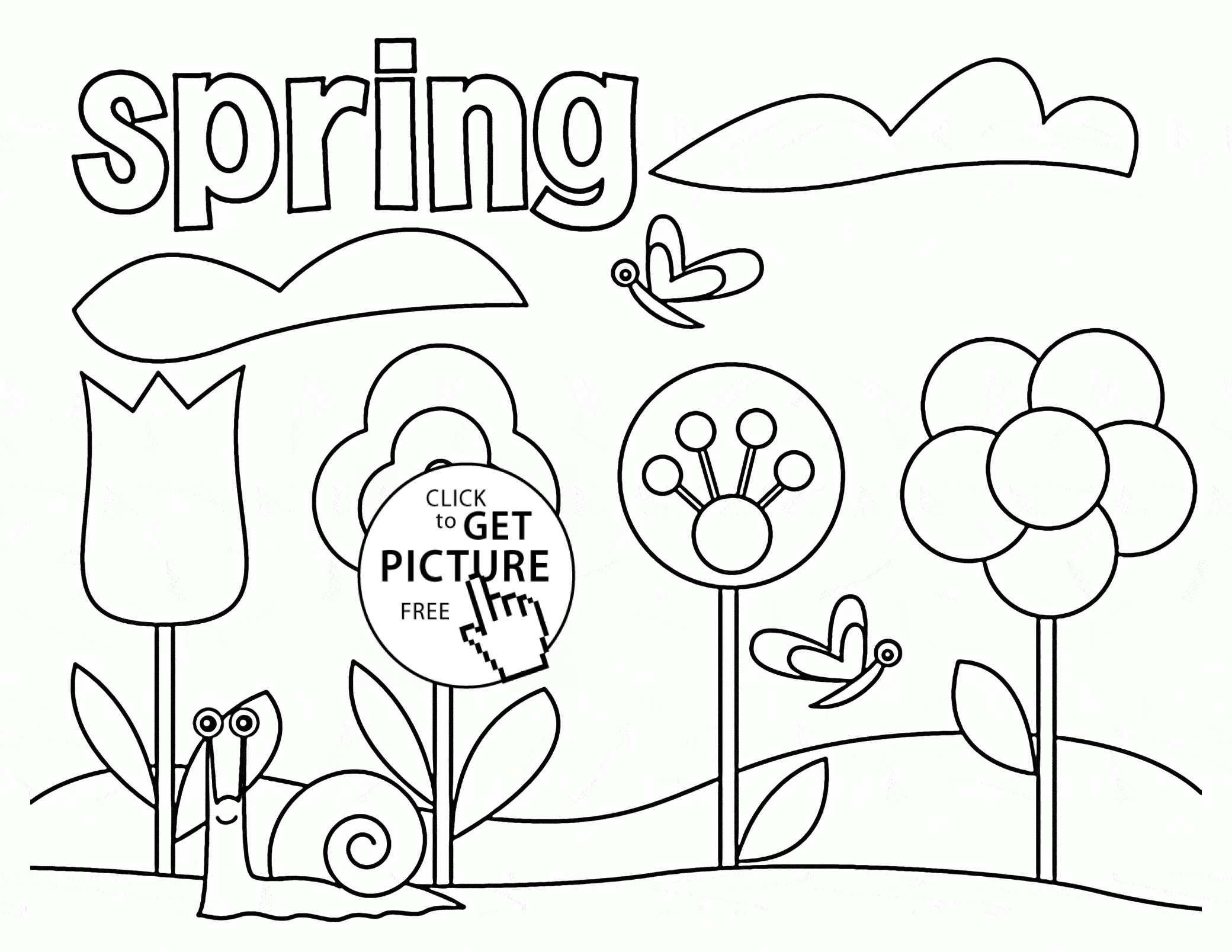 Spring Coloring Pages For Toddlers Coloring Ideas 47 Amazing Free Printable Spring Coloring Pages