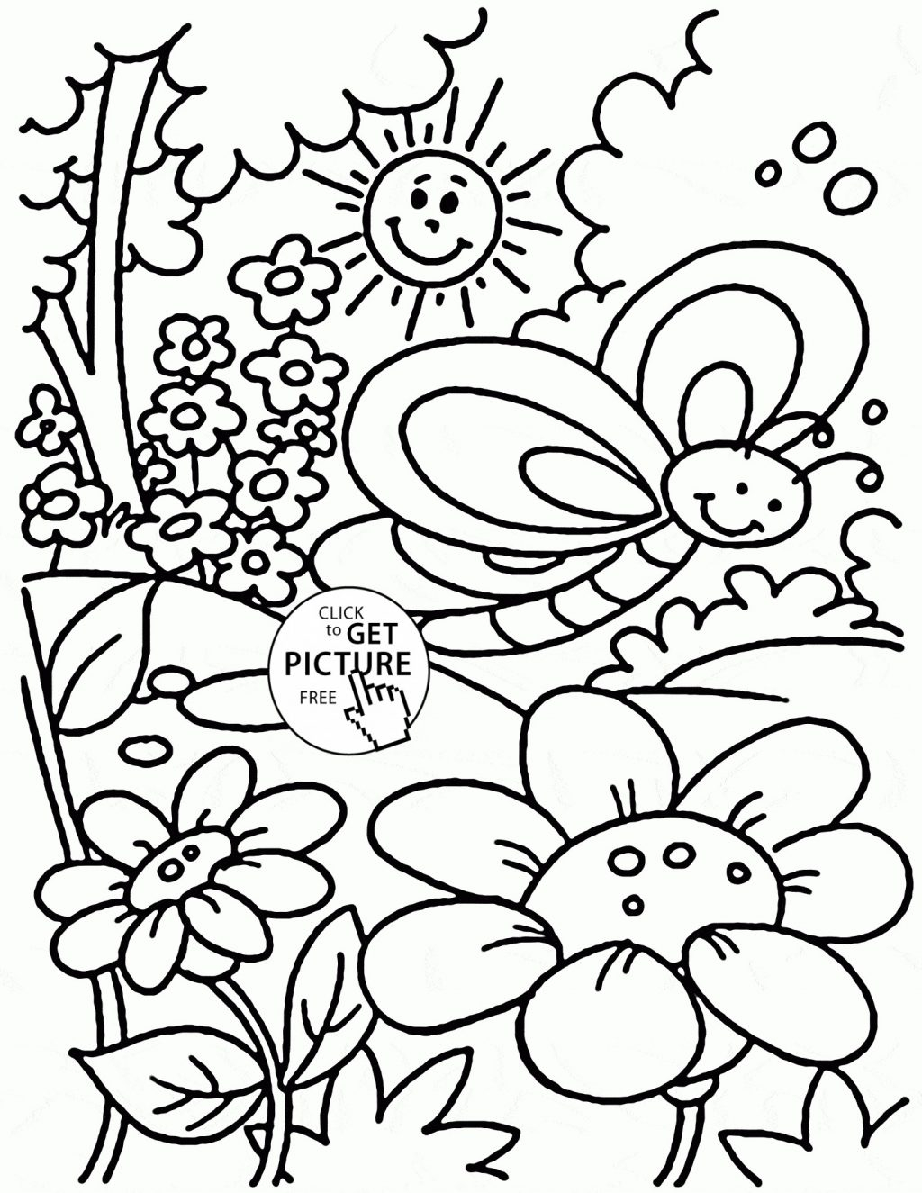 Spring Coloring Pages For Toddlers Coloring Page Spring Coloring Sheets Page Amazing Picture Ideas
