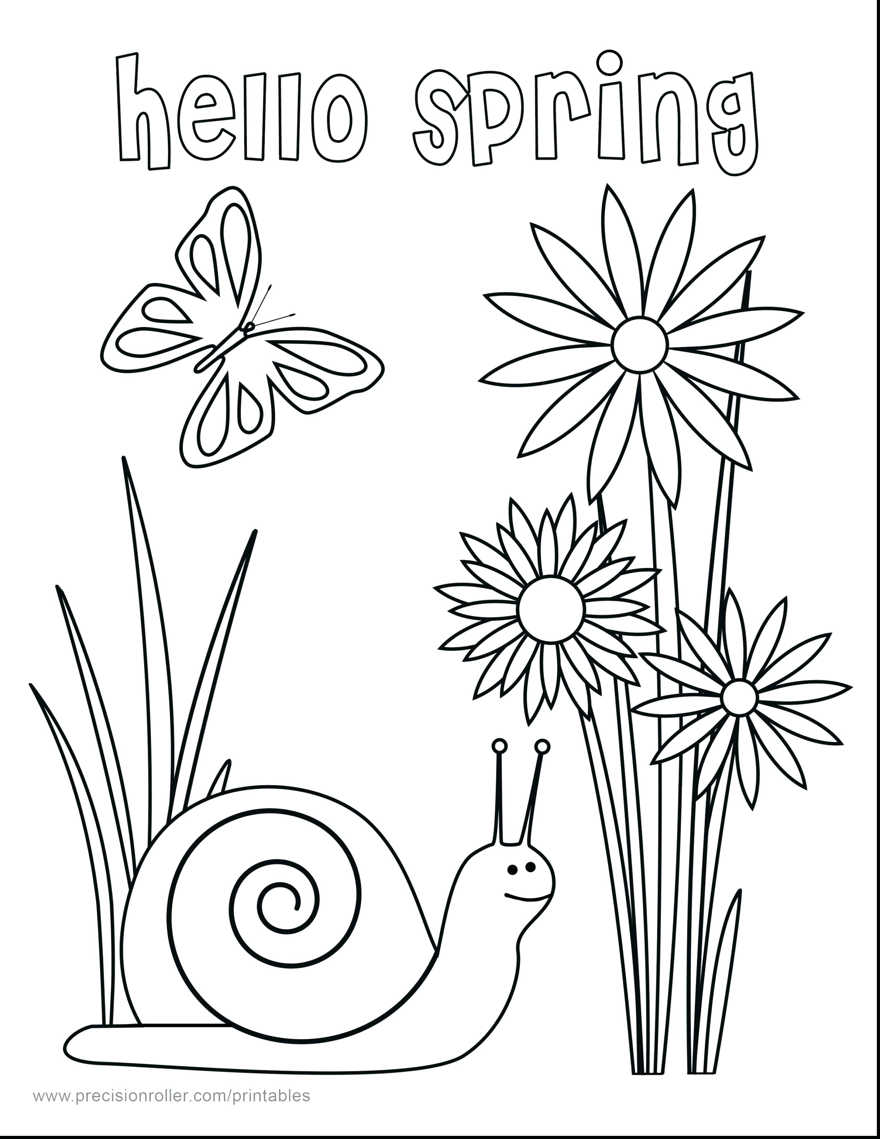 Spring Coloring Pages For Toddlers Spring Coloring Pages For Toddlers Shakeprintco