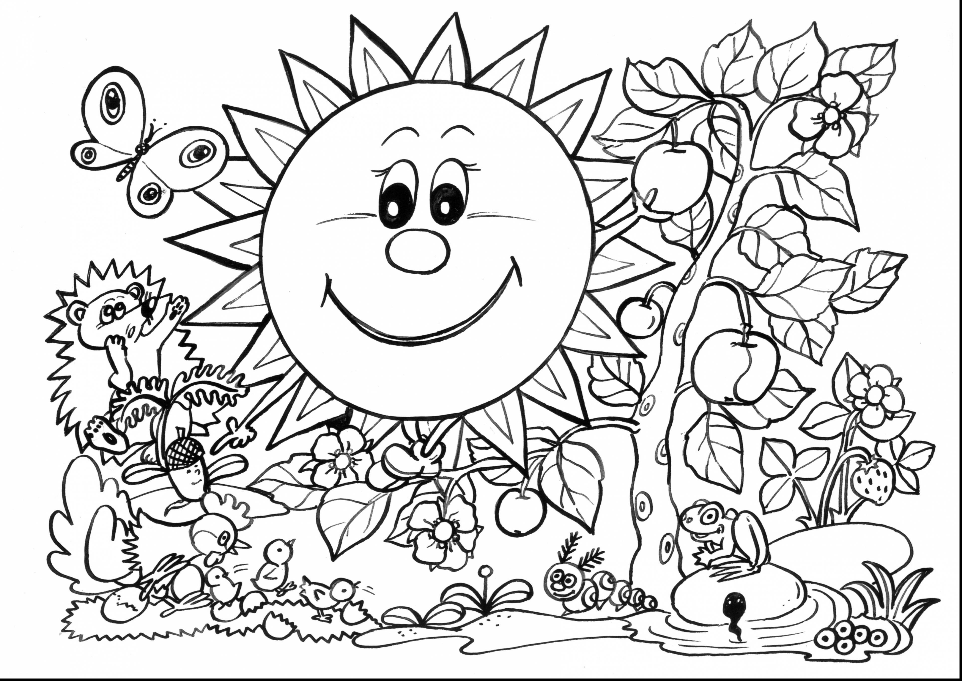 Spring Coloring Pages Spring Time Coloring Pages At Getdrawings Free For Personal