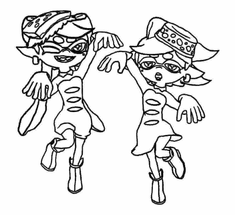 Squid Coloring Pages Printable 10 Free Printable Splatoon Coloring Pages