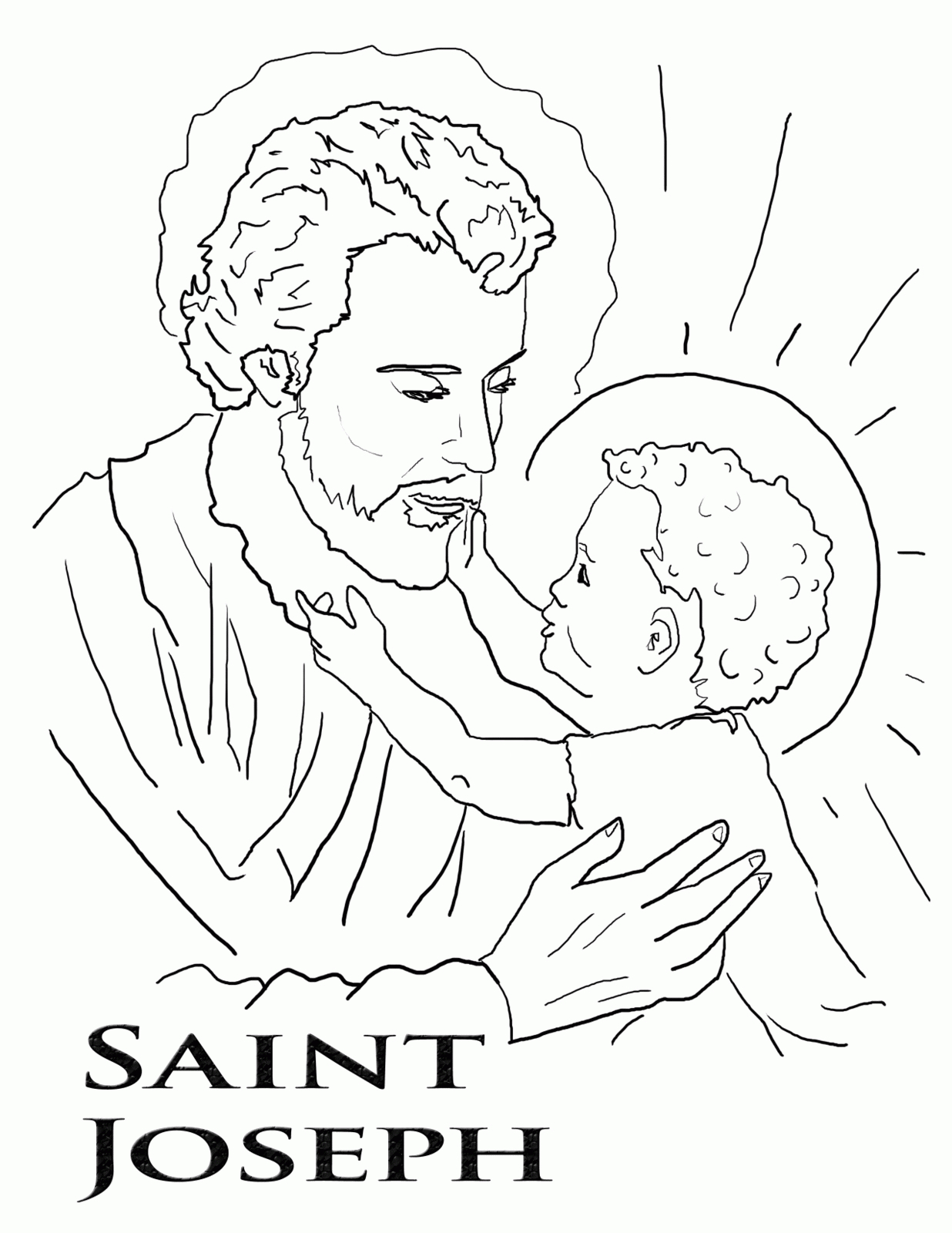 St Augustine Coloring Page Saint John Coloring Page Saint Augustine Coloring Page St Joseph