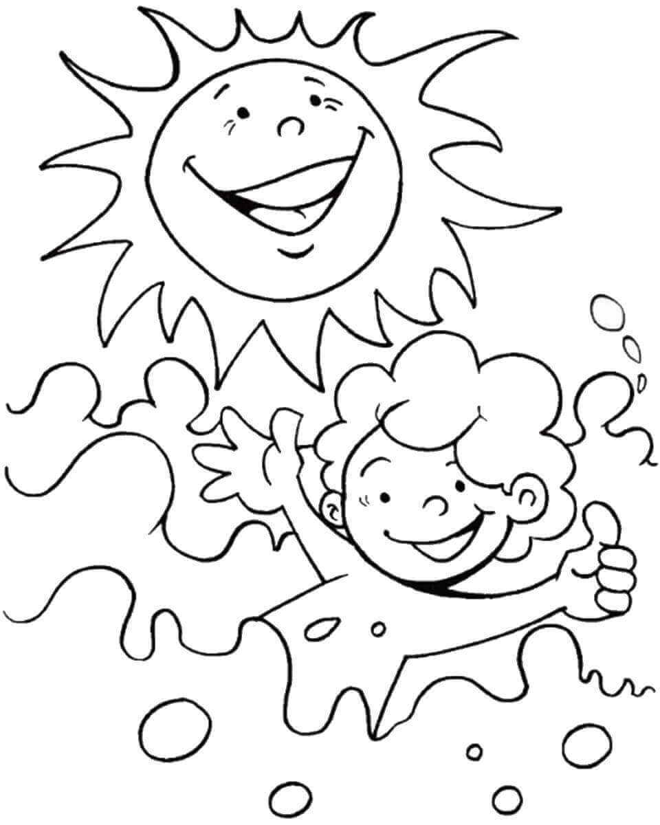 Summer Safety Coloring Pages Summer Coloring Pages For Kids Print Them All For Free