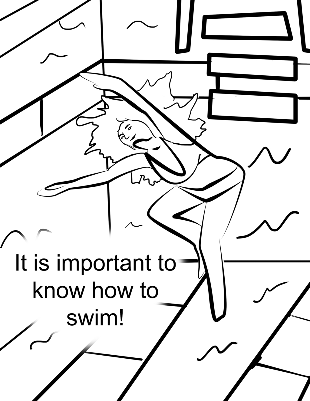 Summer Safety Coloring Pages Swimming Safety Coloring Pages Download And Print For Free