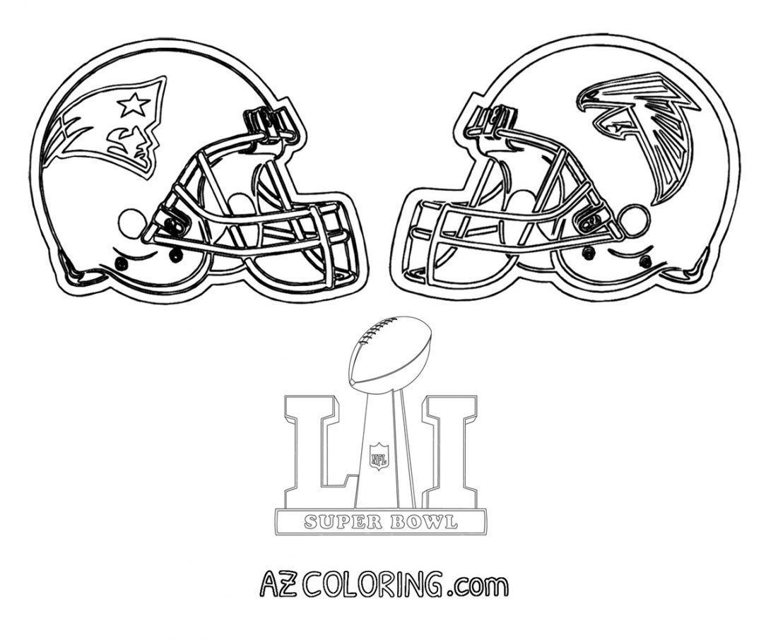 Super Bowl Coloring Pages Free Collection Atlanta Falcons Helmet Coloring Page Pictures