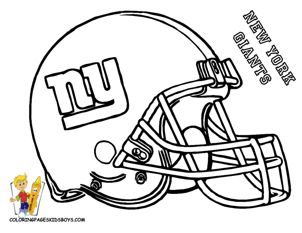 Super Bowl Coloring Pages Free Coloring Coloring Ny Giants Free Printable Helmet Entertain
