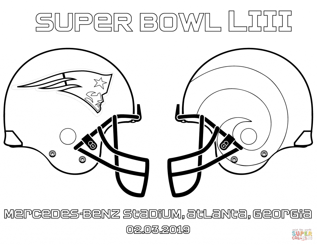 Super Bowl Coloring Pages Free Coloring Page Printable Football Coloring Pages Super Bowl Page