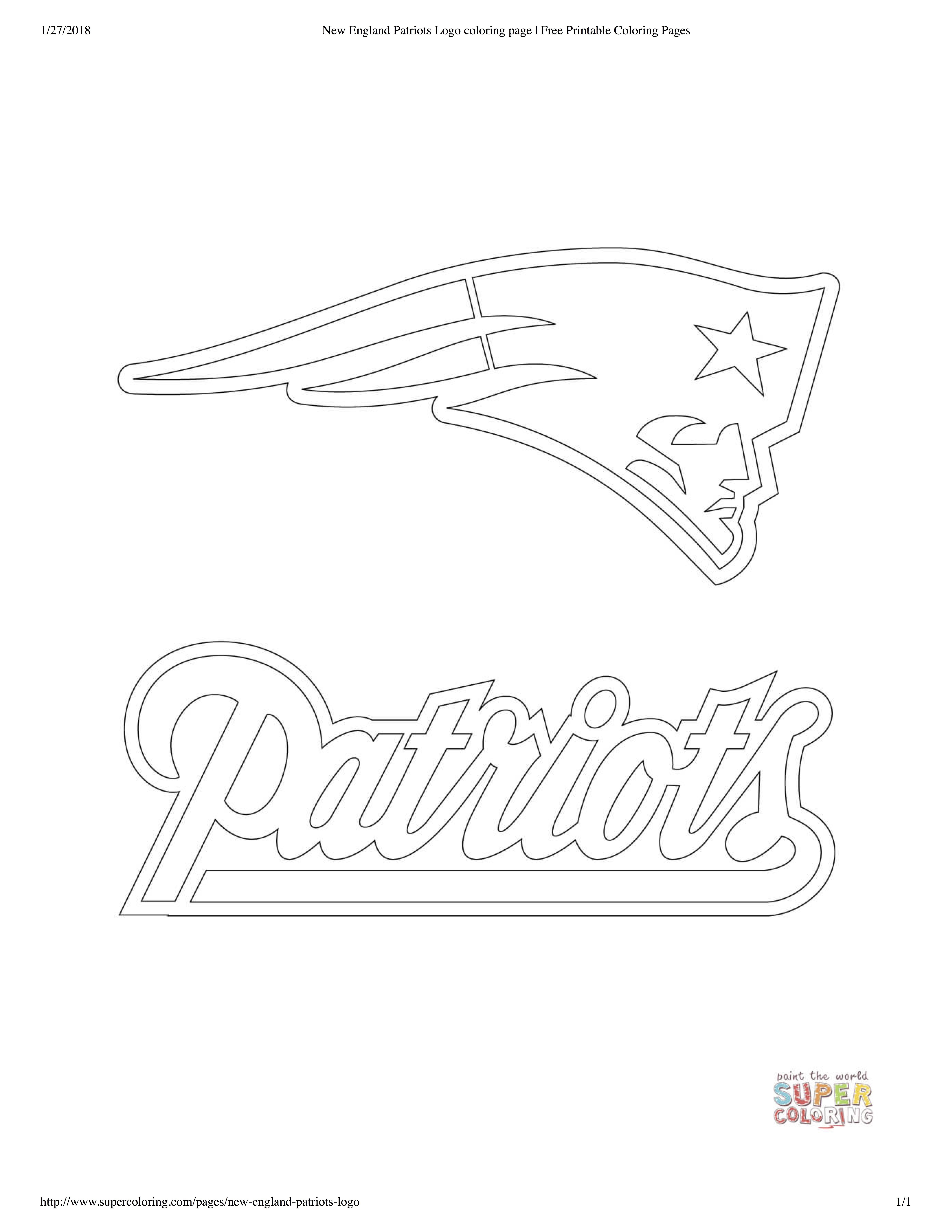 Super Bowl Coloring Pages Free Patriots Coloring Sheets And Pages Metrowest Mamas